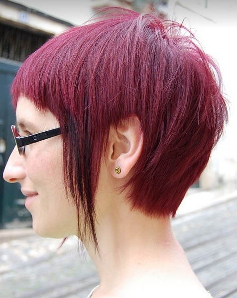 cieniowane fryzury krótkie uczesanie damskie zdjęcie numer 54A